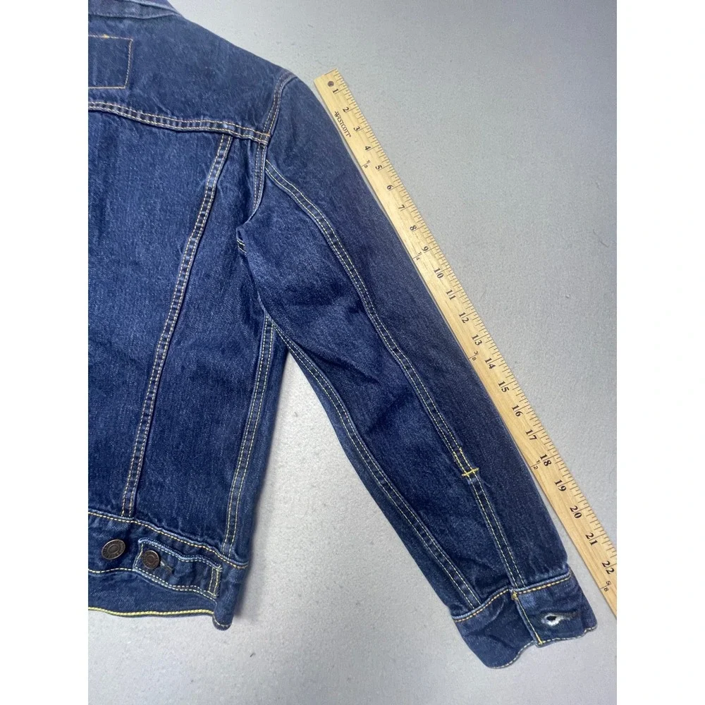 Levi's Trucker Jacket Denim Dark Blue Small Mens